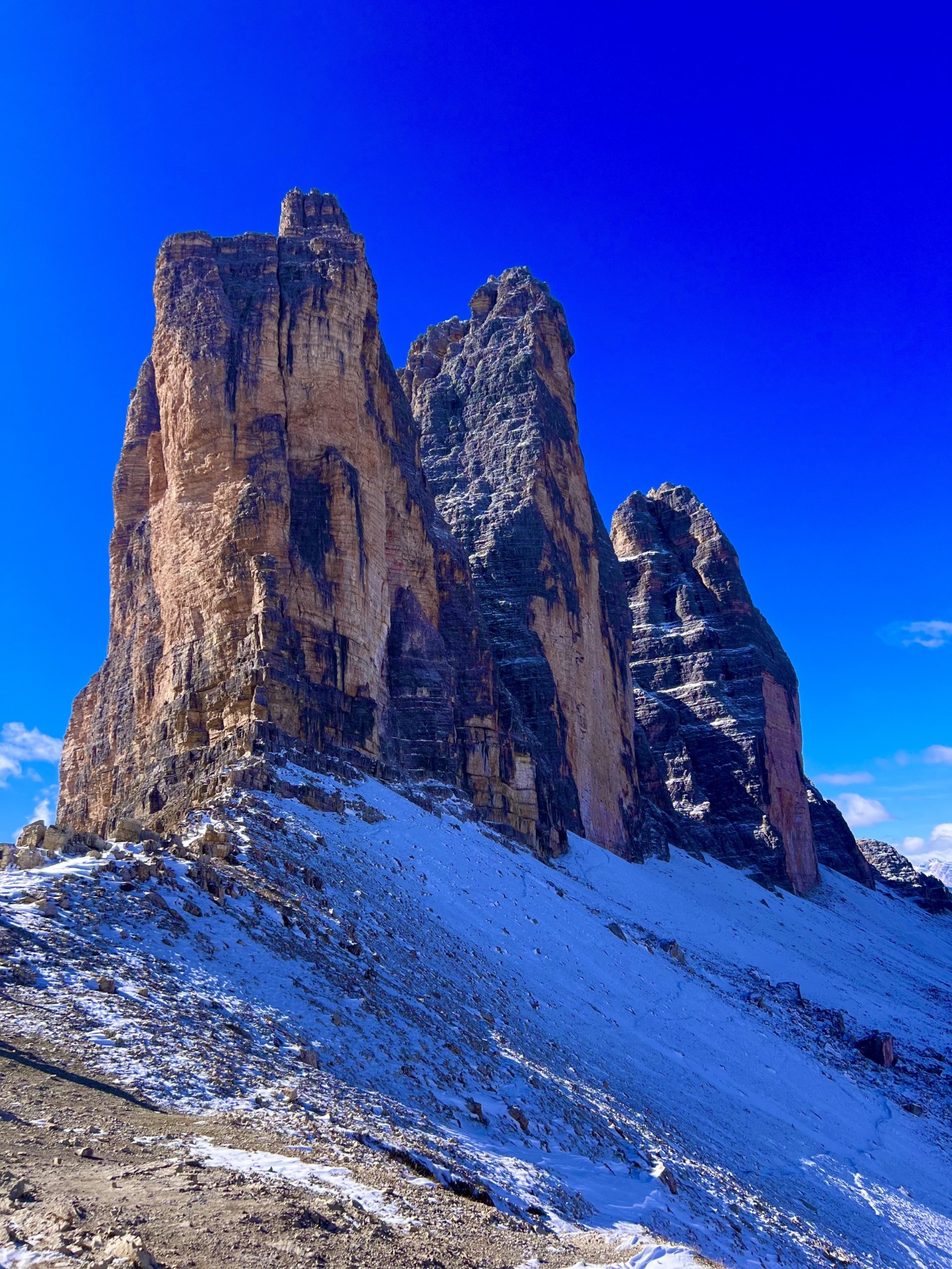 Tre Cime di Lavaredo in the Dolomites