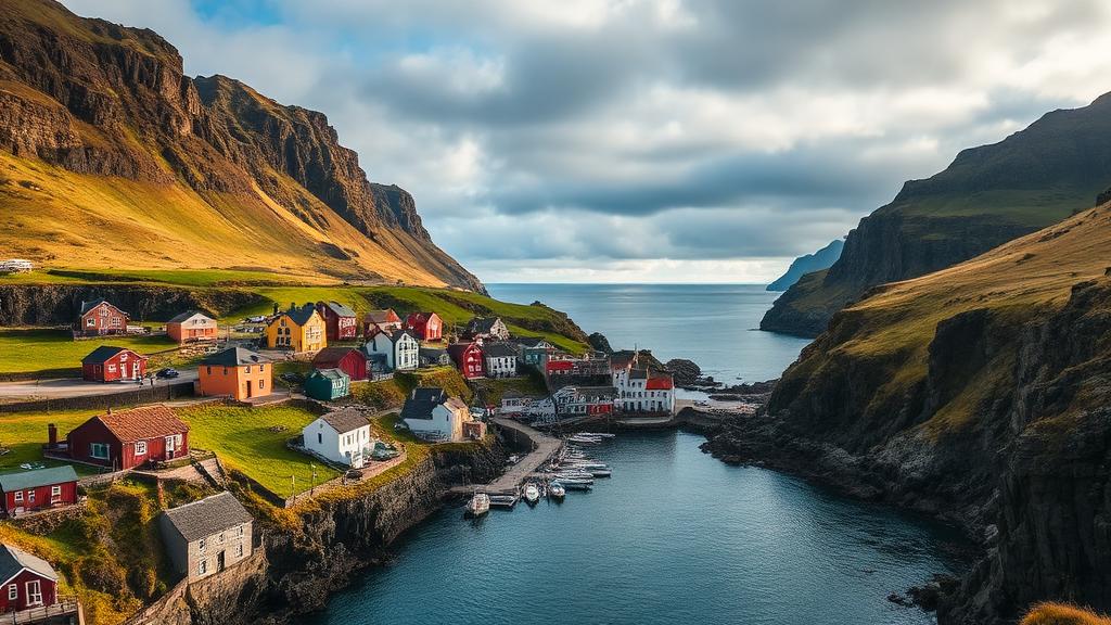 Gjógv village
